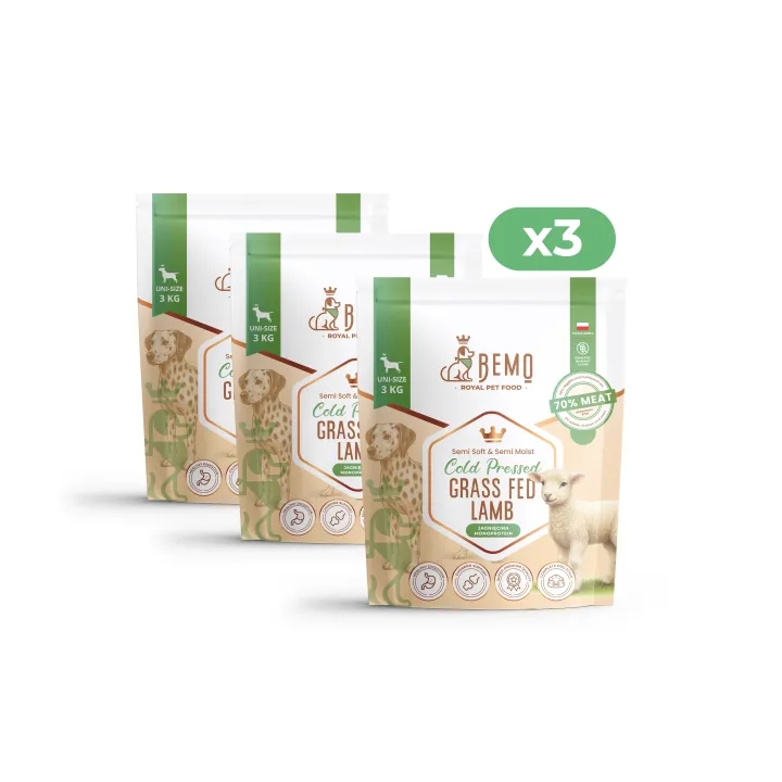 Bemo Cold Pressed Grass Fed Lamb karma tłoczona na zimno Jagnięcina 9kg