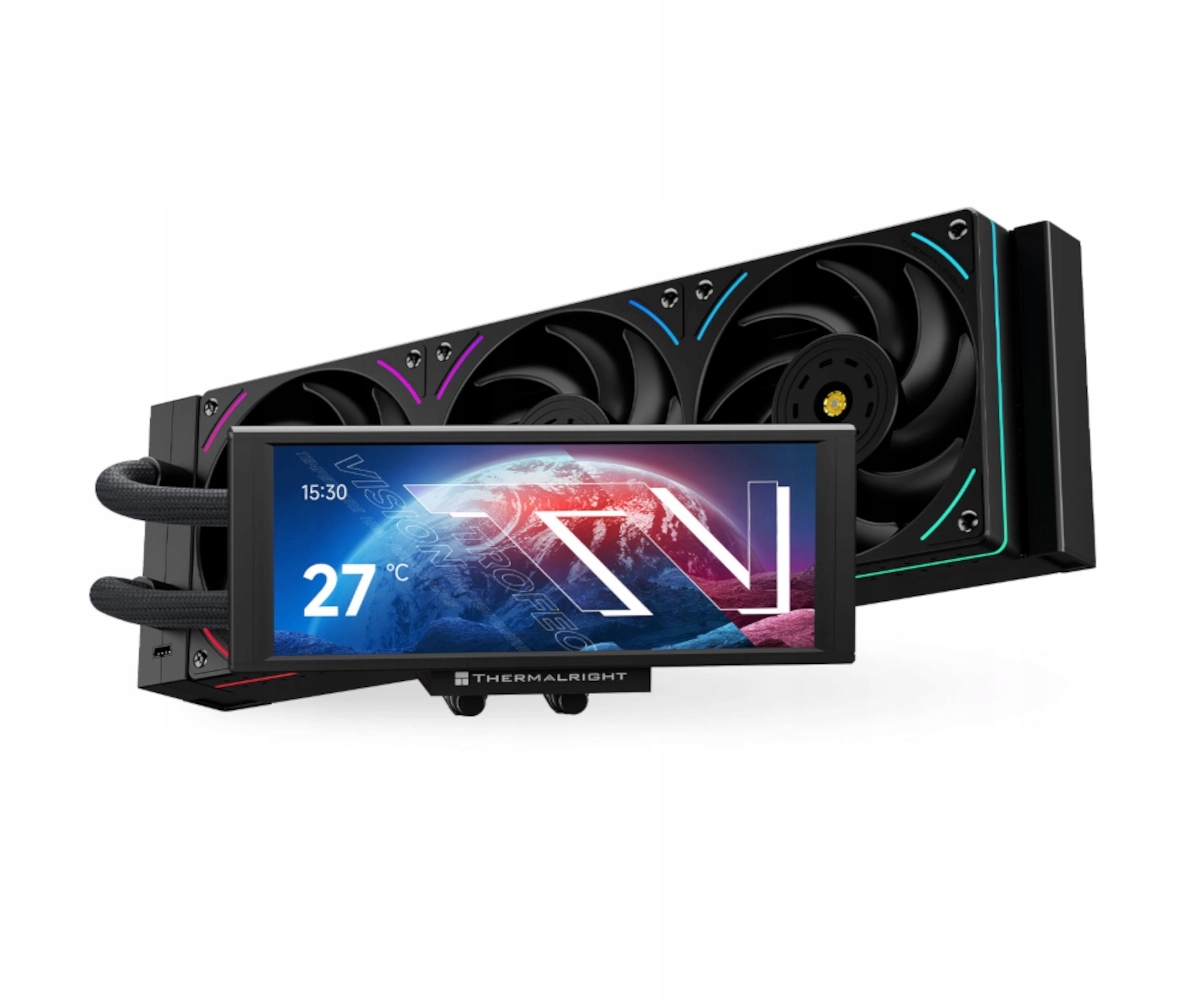 Chłodzenie wodne Aio Thermalright Trofeo Vision 360 Argb 3x120mm Czarne