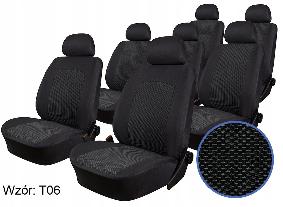 Pokrowce samochodowe DEDYKOWANE Dacia Lodgy (7fot) Numer katalogowy producenta L-DA.LODGY/01