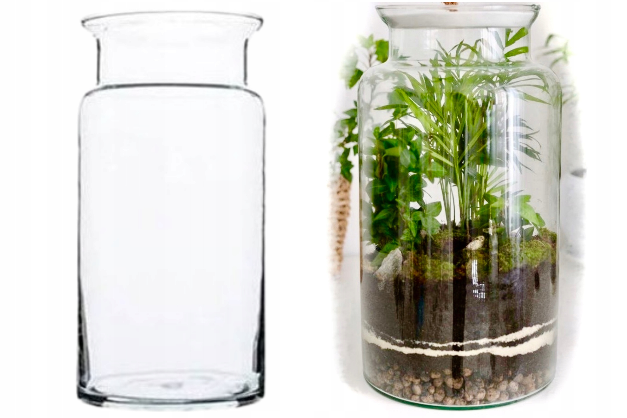 SŁOIK SŁÓJ WAZON DO LAS W SŁOIKU SZKLE 25 cm JAKOŚĆ PREMIUM PRODCUENT