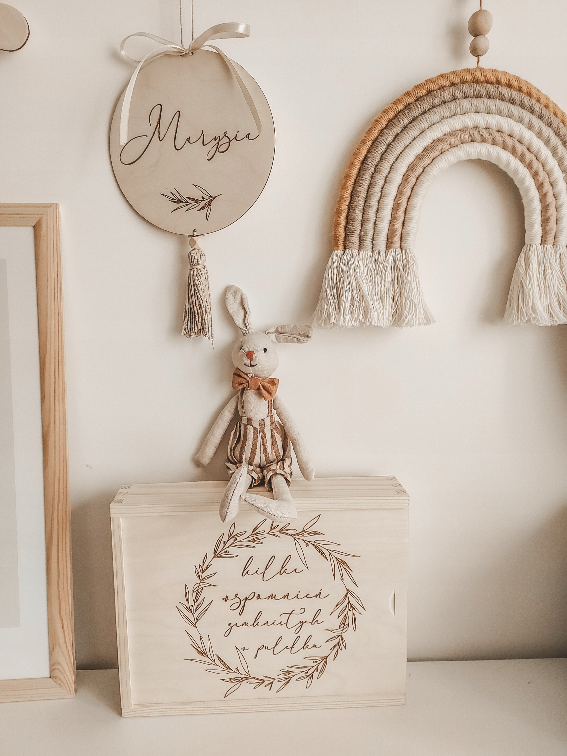 Proporczyk tabliczka z IMIENIEM drewniana Marka inna marka