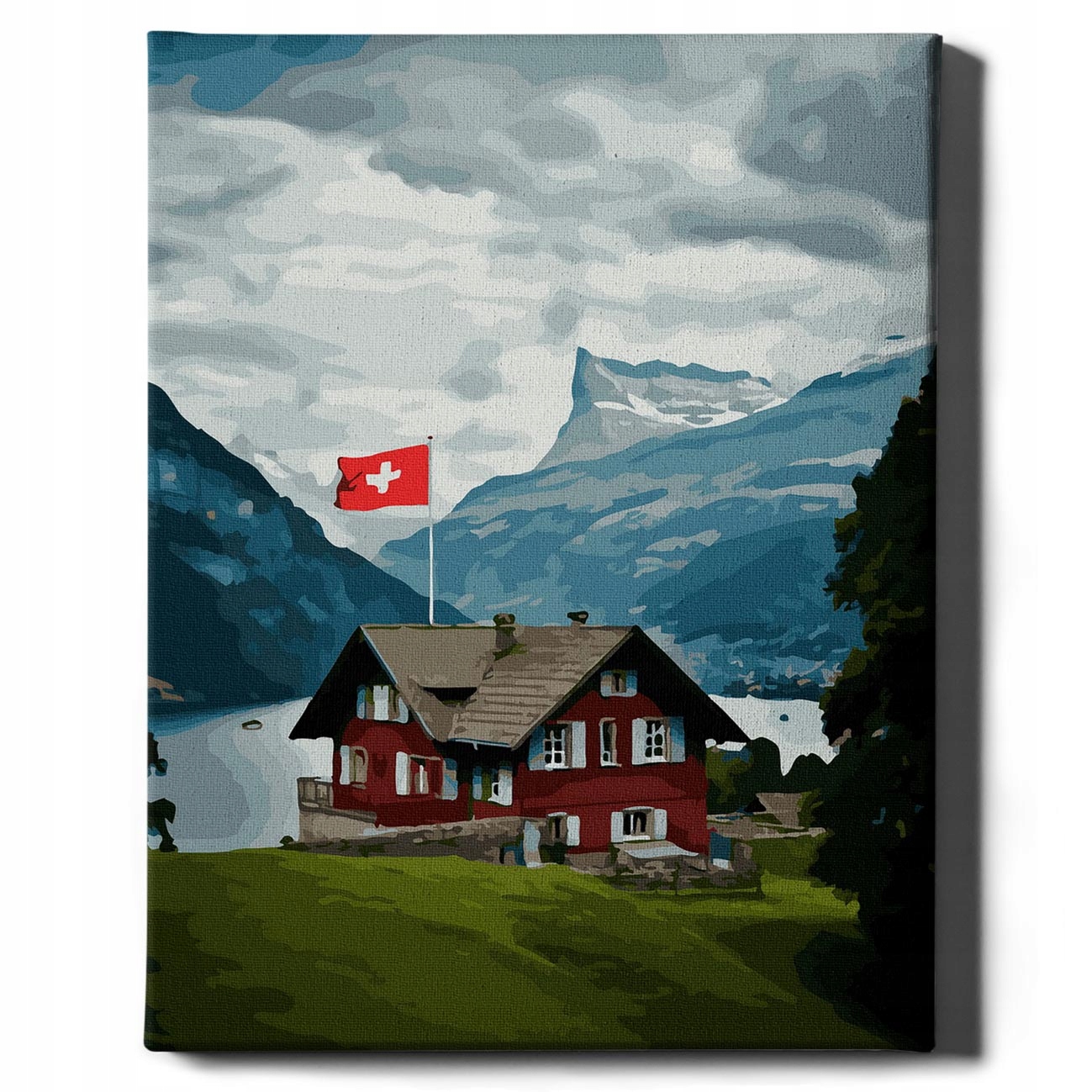 Malování Podle Čísel Krajina Obrazy na malování S Rámem 40x50 cm Oh Art