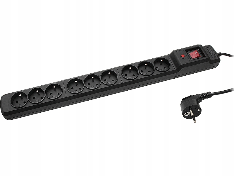 Listwa zasilająca Armac M9/45/CZ 9 gniazd 5 m czarna