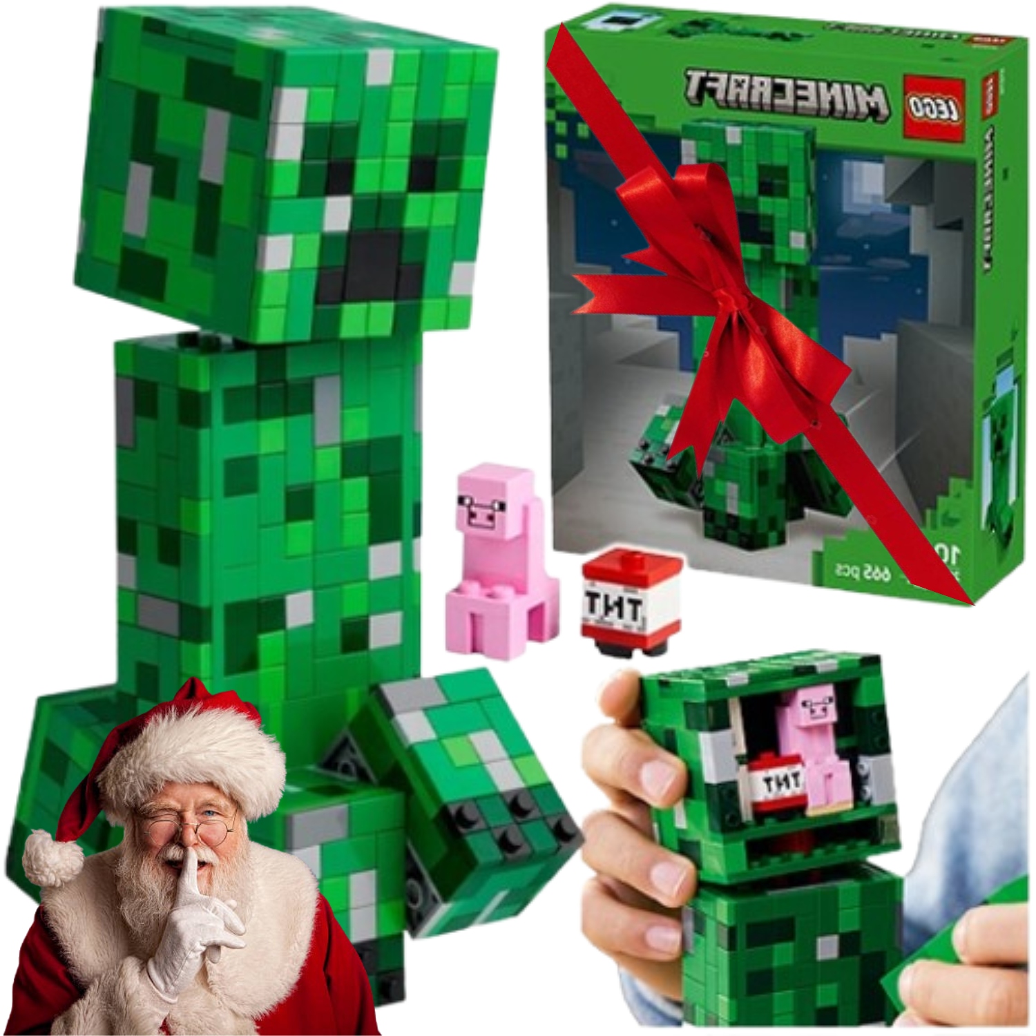 Lego Minecraft Creeper Ruchoma Figurka Do Budowania 665 El. 21276