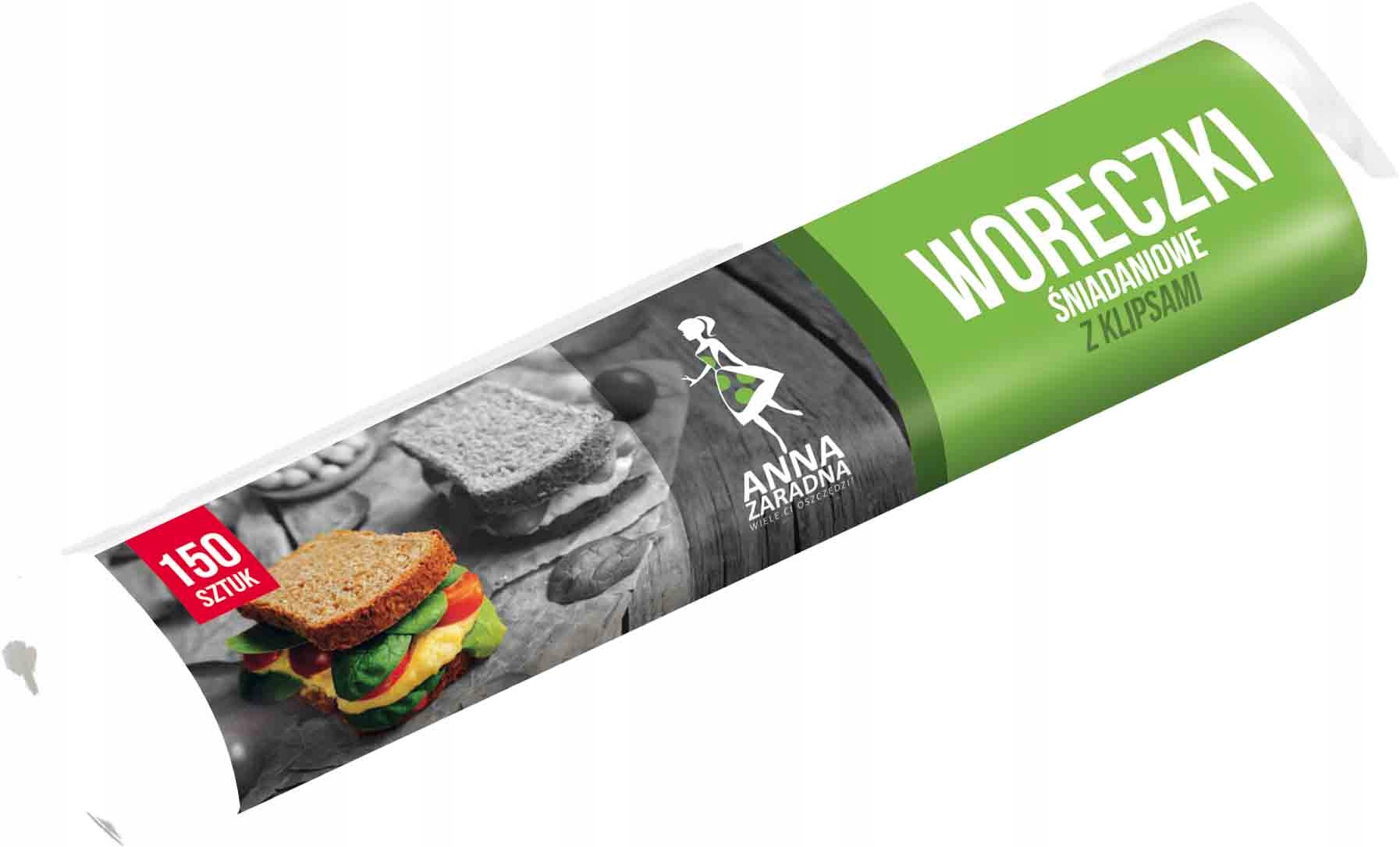 

Woreczki Śniadaniowe *az* 18X28cm 150 szt. Klips