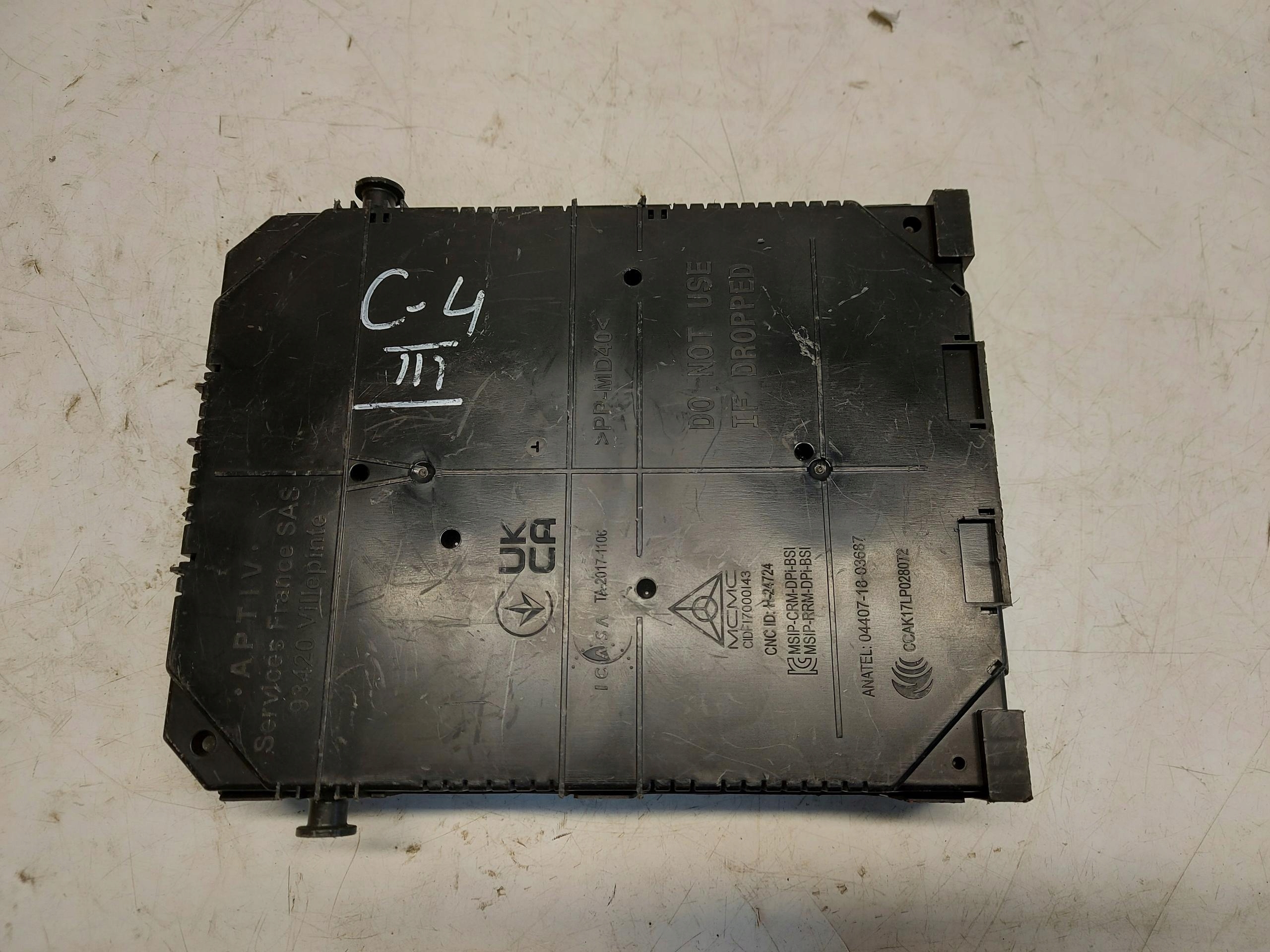 Citroen C4 III 2022 module control unit BSI 9845141280