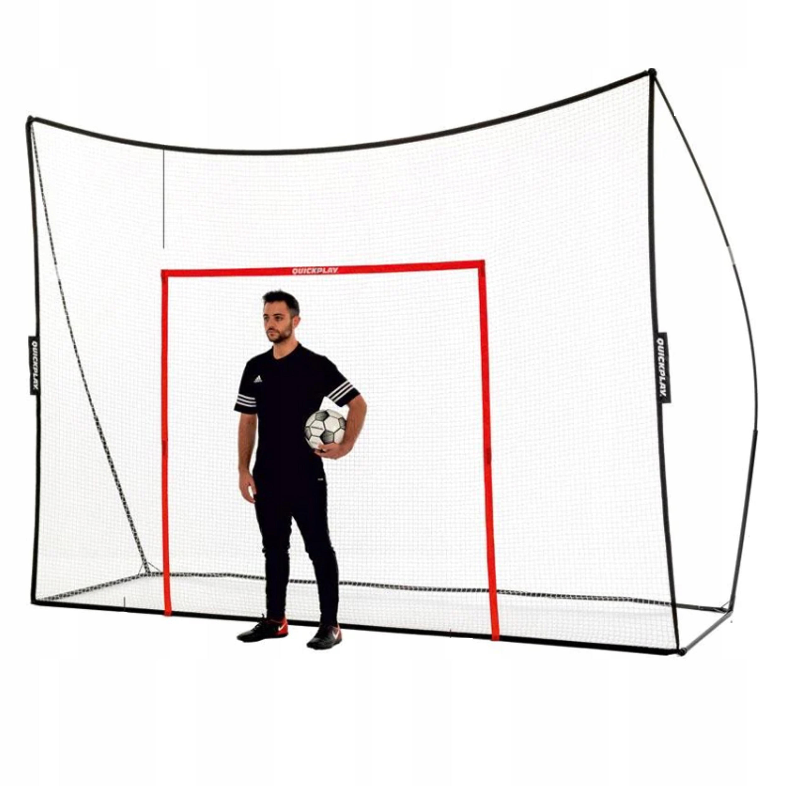 Piłkochwyt Rebounder Bramka Quickplay 366x275cm xxl 3w1