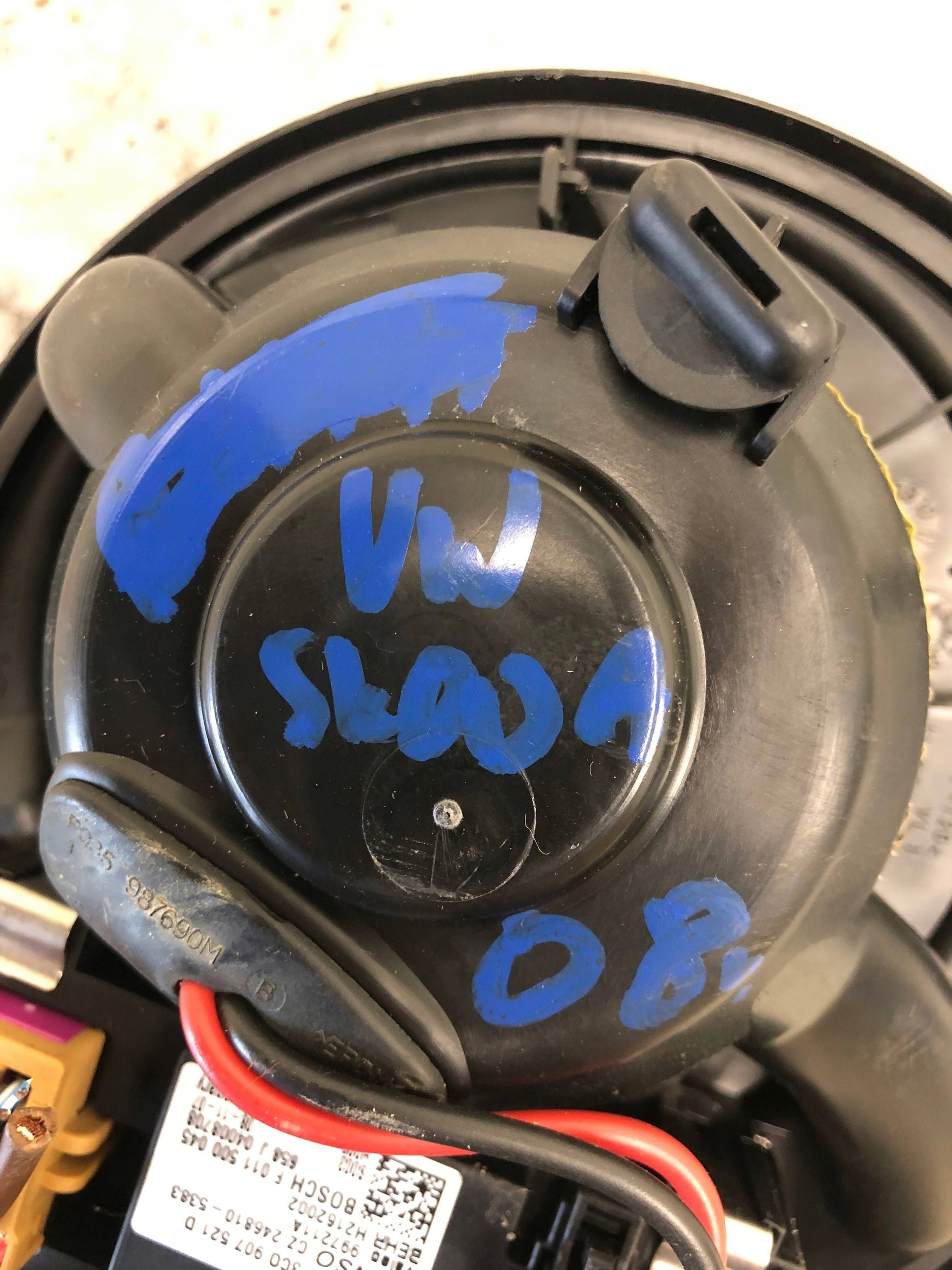 DMUCHAWA Lüfter VW SKODA 1K1820015F 3C0907521D