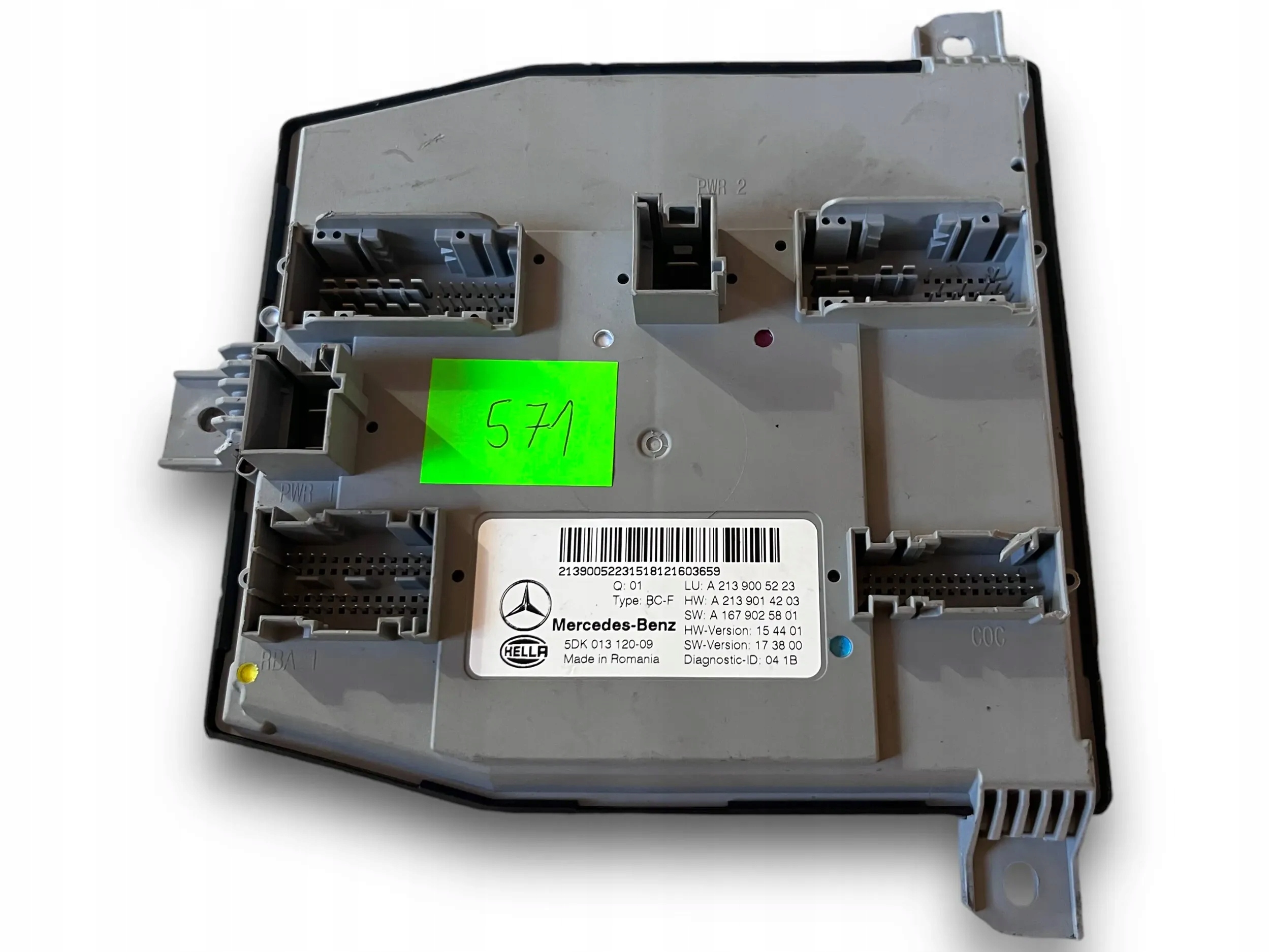 MERCEDES E KLASA W213 control unit module SAM 2139005223 @M