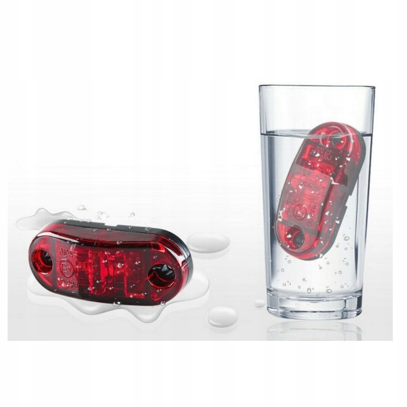 Lampa obrysowa 2 LED 12-24V kolor Czerwony Rodzaj lampy uniwersalna