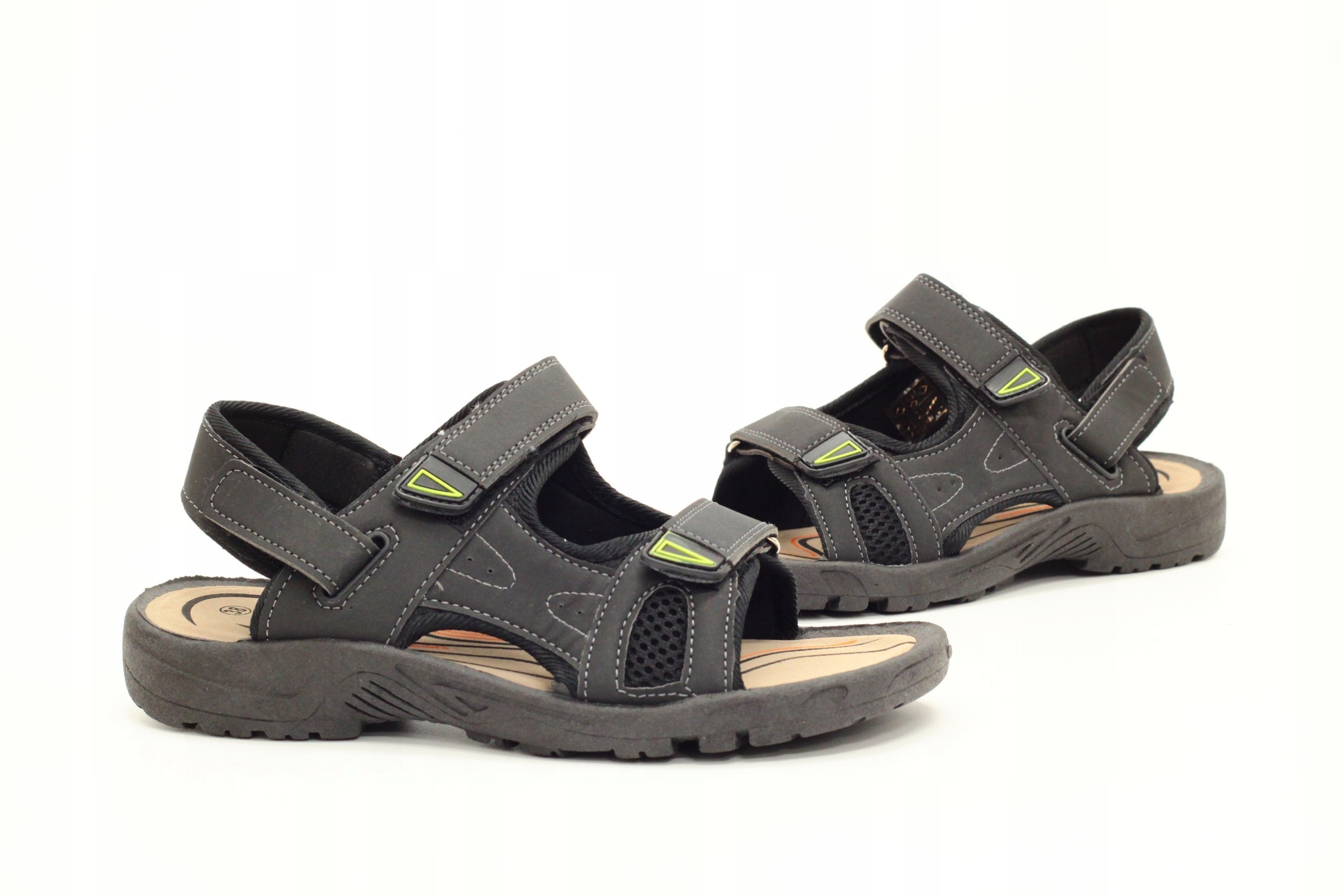 SANDAŁY MŁODZIEŻOWE CHŁOPIĘCE SPORTOWE NA RZEP Rozmiar 40