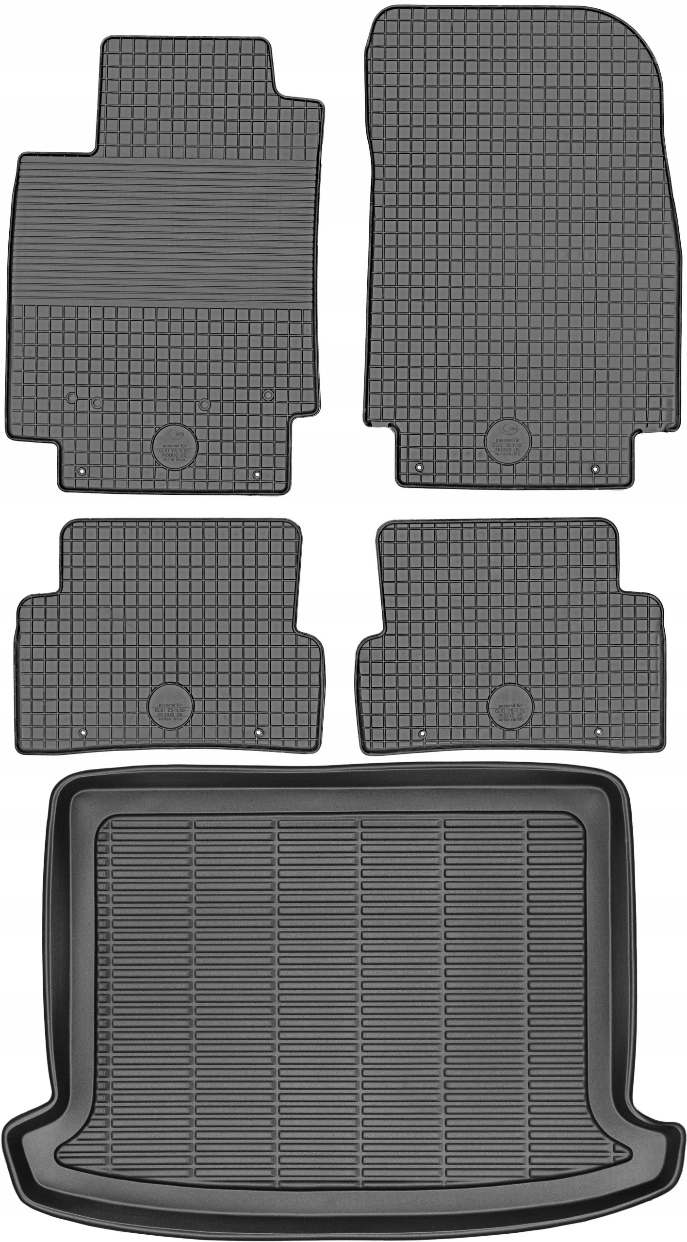 Renault Clio IV Kombi Sw od roku 2012-2019 Sada Koberce batožinový priestor