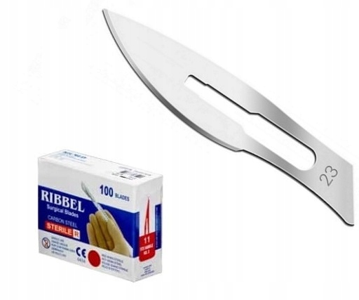 

Ostrze Skalpel Nóż Chirurgiczny Ribbel 10szt 23