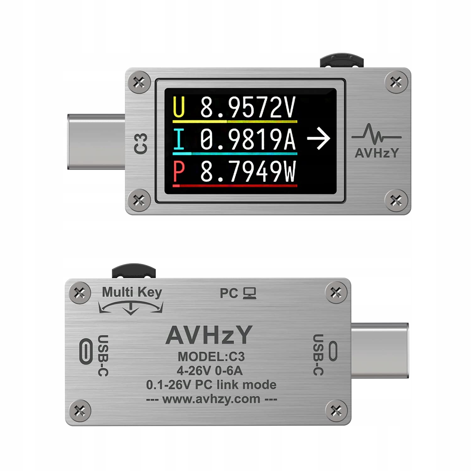 Digitálny multimetr Usb DC 26V 6A Spúšťač Pd 2.0/3.0 Qc 2.0/3.0/4.0 pps