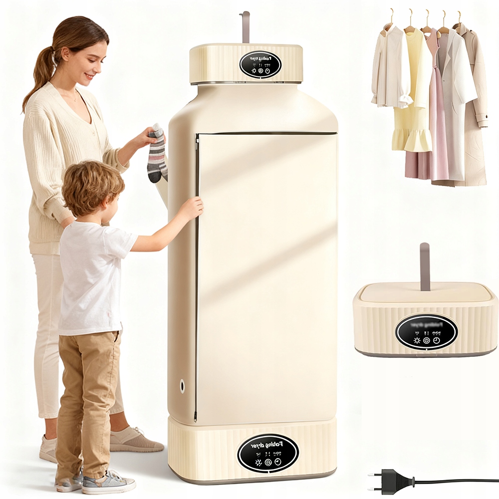 Levně Elektrická Sušák Prádla Inteligentní Sterilizace 360° Cyklus Sušení