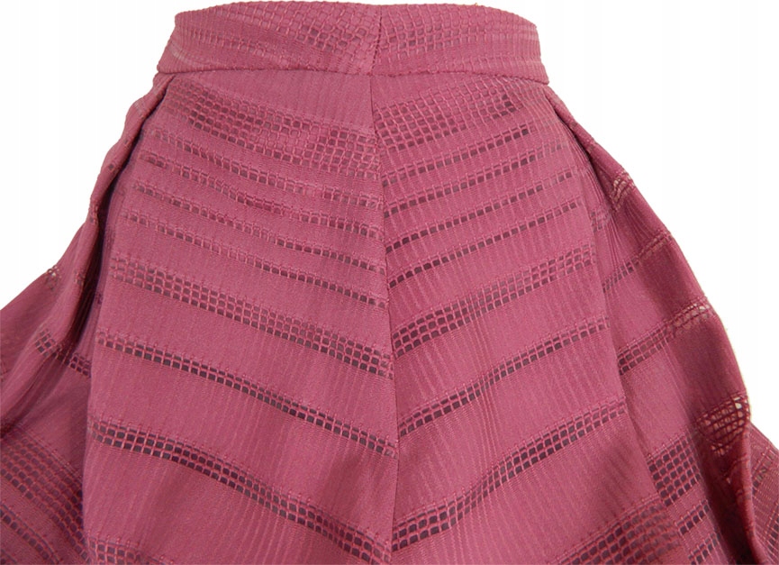 AŻUROWA FIOLETOWA SPÓDNICA Z PODSZEWKĄ 40 42 Materiał dominujący poliester
