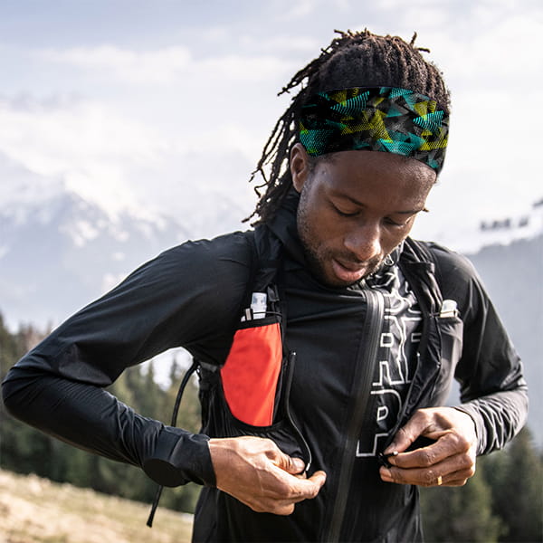 OPASKA SPORTOWA NA GŁOWĘ - Wzorzyste trójkąty Marka Home Druk