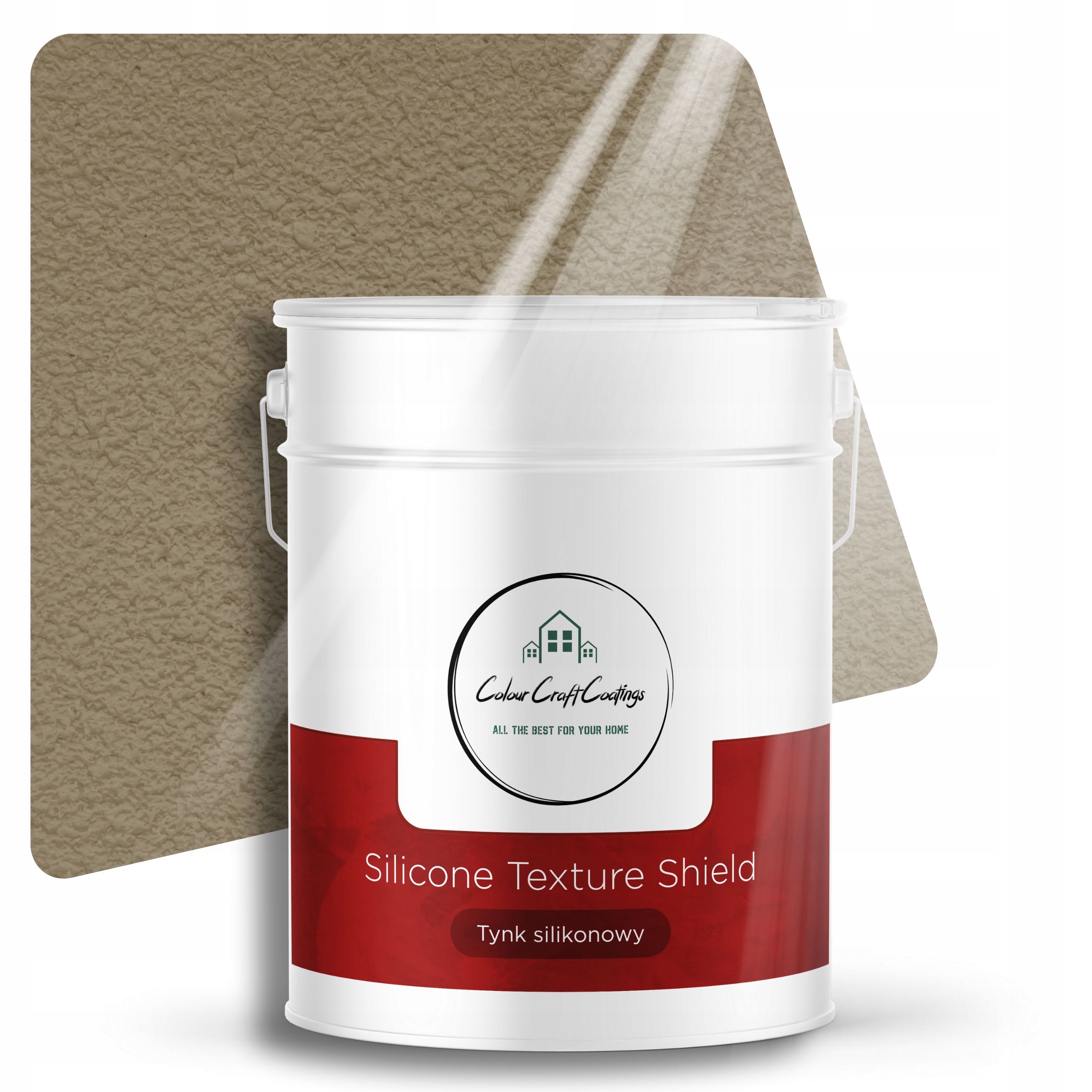 Silikonová Fasádní Omítka Granulace 1.0 MM Beránek Khaki 15 Kg F455
