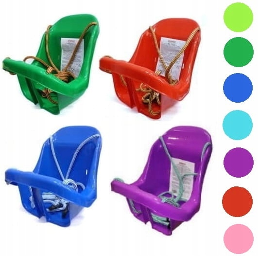 HUŚTAWKA KUBEŁKOWA PLASTIKOWA 4 KOLORY 02430 Materiał tworzywo