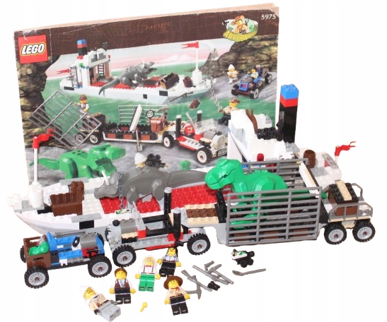 LEGO Classic ADVENTURES 5975 INSTRUKCJA T-Rex Transport ZESTAW