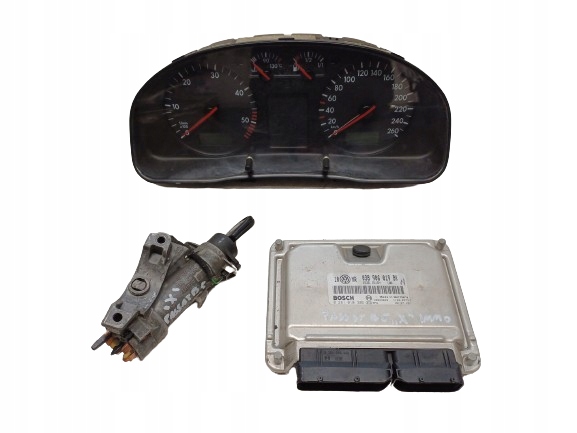 VW PASSAT B5 96- 1.9TDI ATJ 115KM ZESTAW STARTOWY STEROWNIK 038906019BK