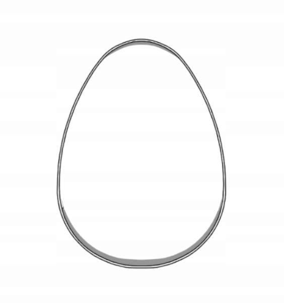 Foremka Jajko - wykrawacz jajka, jajeczko 6,3 cm