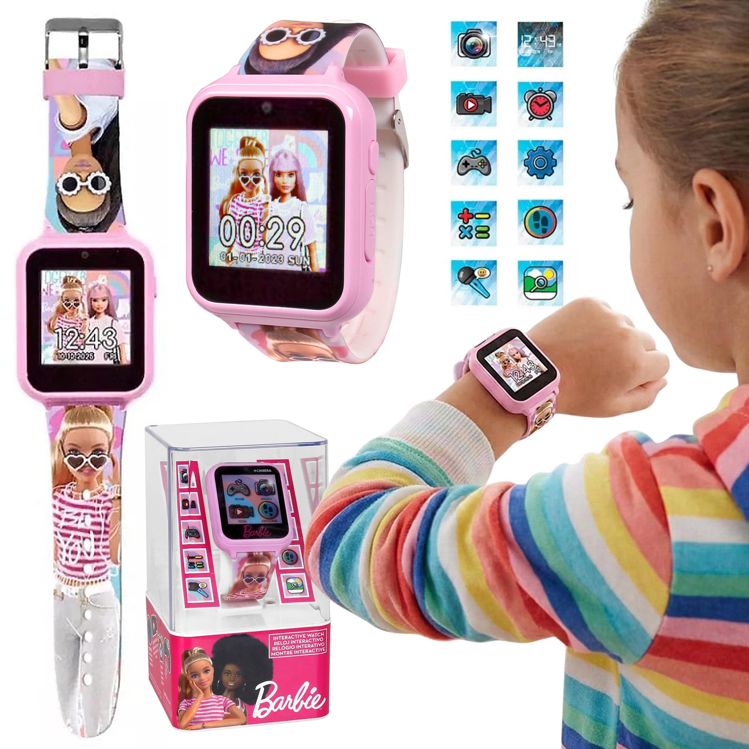 Barbie Multifunkční interaktivní chytré hodinky pro dívku