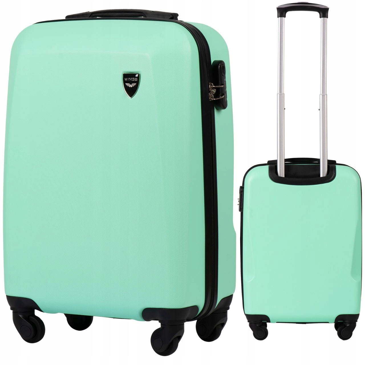 Kabinová taška Wings Příruční zavazadlo 4 Kola Šifrovací zámek Malá a prostorná