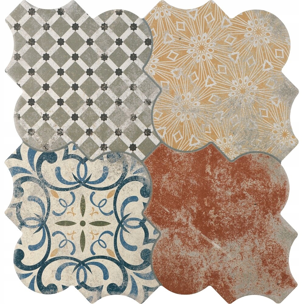 PŁYTKI RETRO 45x45 PATCHWORK gres