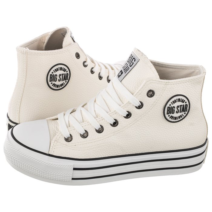 

Buty Damskie Trampki Big Star Białe GG274013