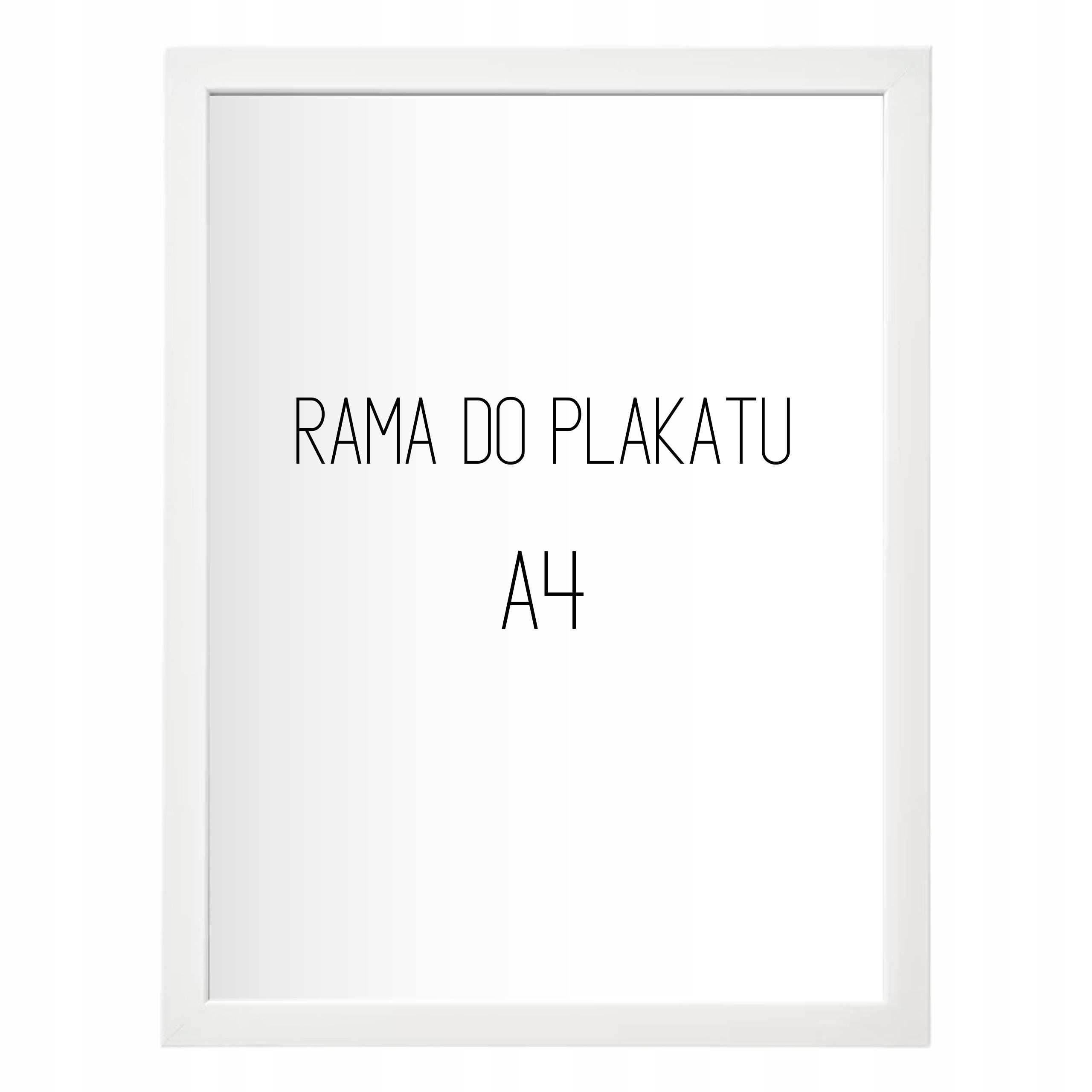 BIAŁA MATOWA RAMKA A4 OPRAWA PLAKATÓW 21 X 30 OBRAZY PLAKATY ZDJĘCIA IKЕА