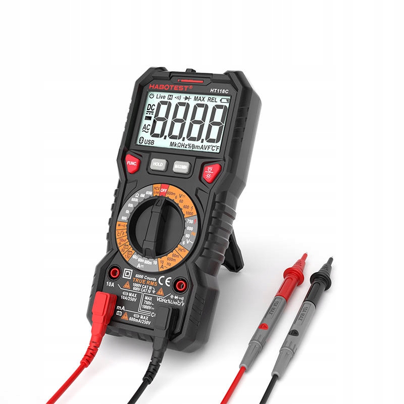 

Habotest HT118C Multimetr Cyfrowy LCD Rms Ncv
