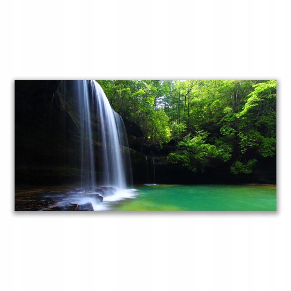 

Obraz akrylowy 120x60 Wodospad Natura Las Jezioro