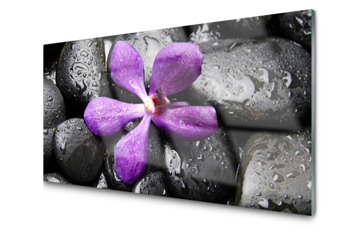 

Panel szklany Płytka Kwiat Kamień Zen 140x70