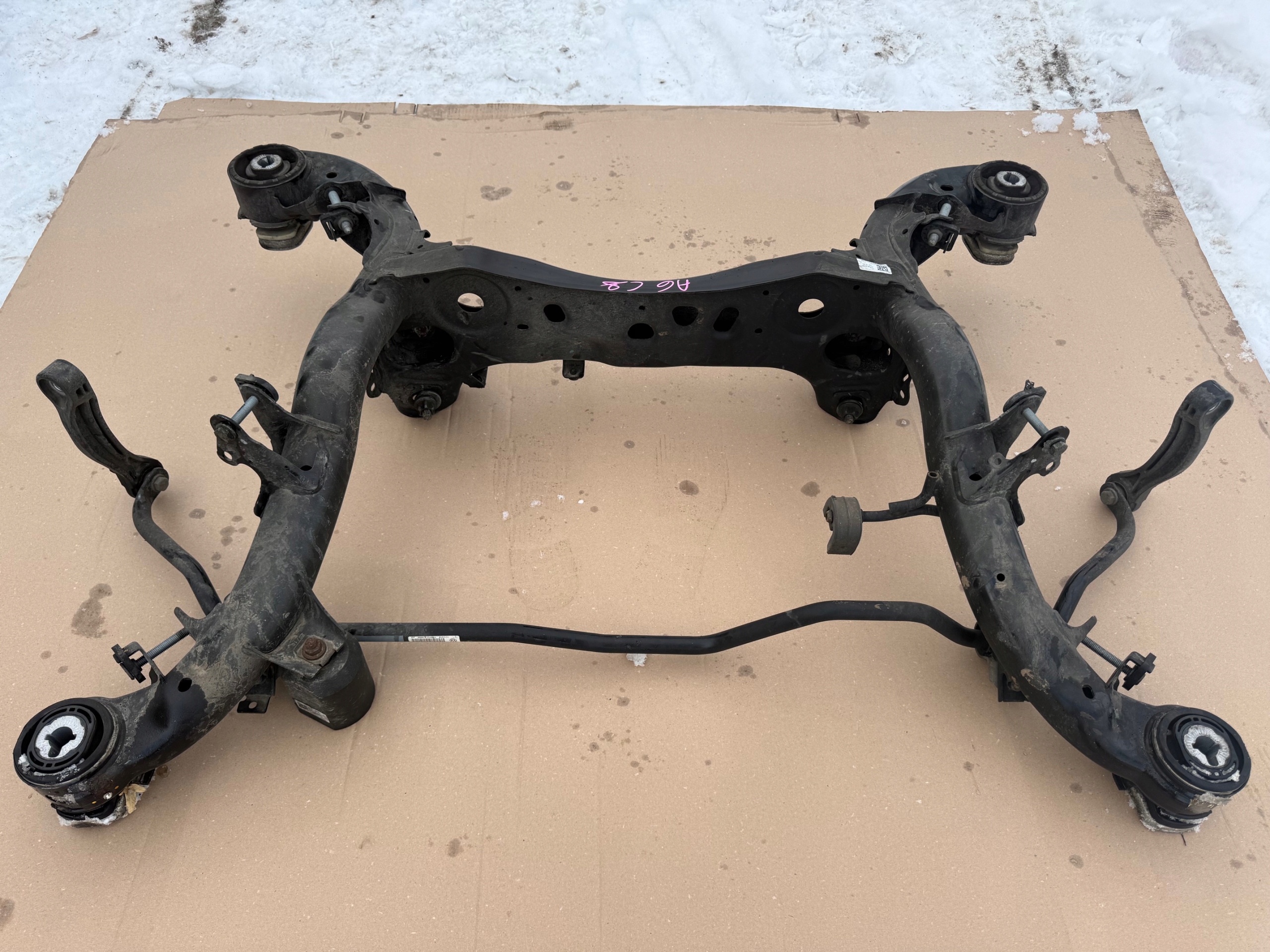 AUDI A6 C8 rear subframe axle beam suspension beam 4K0505235AJ