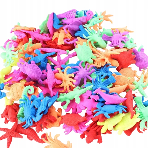 ZWIERZAKI ZWIERZĄTKA ROSNĄCE W WODZIE WYPEŁNIENIE DO PINIATA PINIATY 20szt EAN (GTIN) 9788874555550