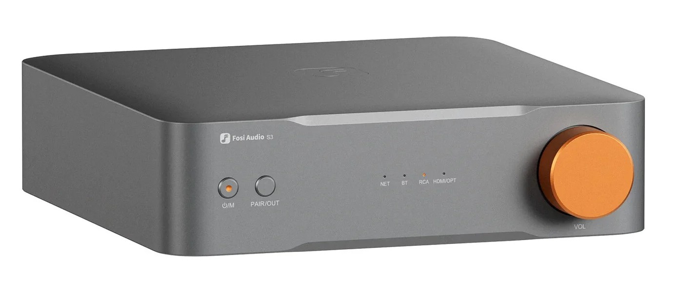 Fosi Audio S3 Bluetooth 5.3 Wi-Fi Hdmi eARC Airplay Trigger|Dálkové ovládání