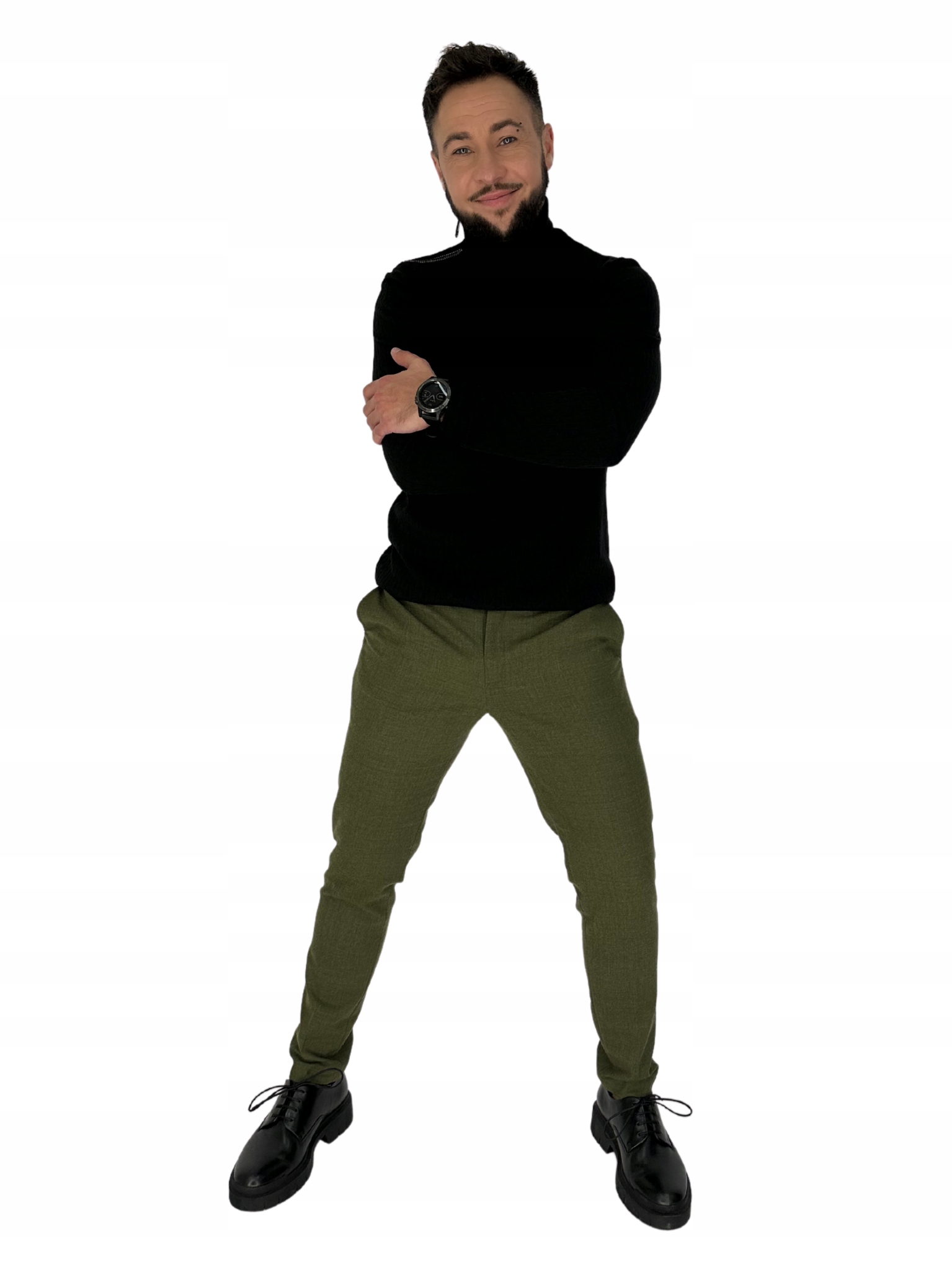 GOLF MĘSKI WINTER ZIP CZARNY XL