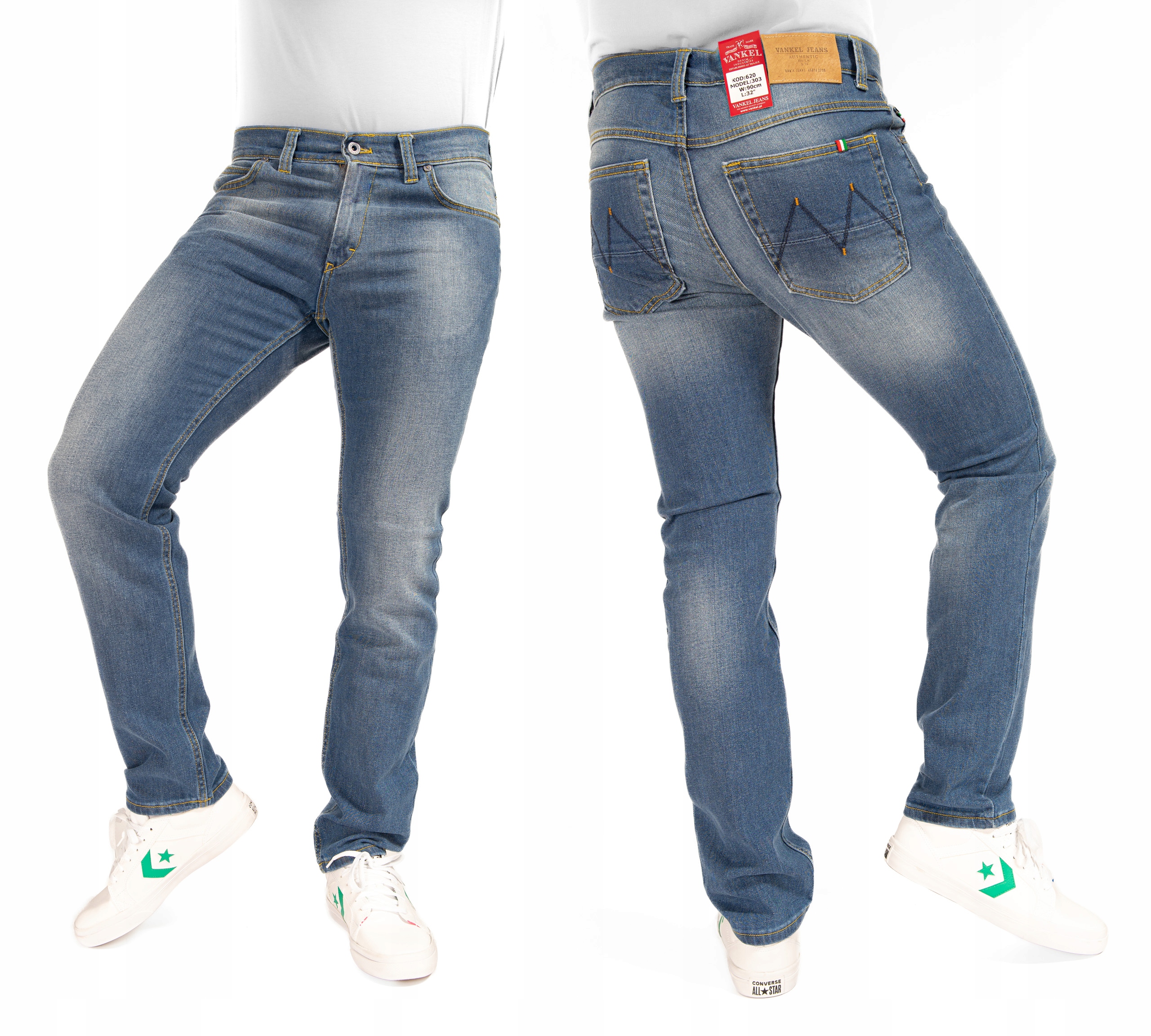 

Spodnie Męskie Vankel Jeans 620 L32 110cm