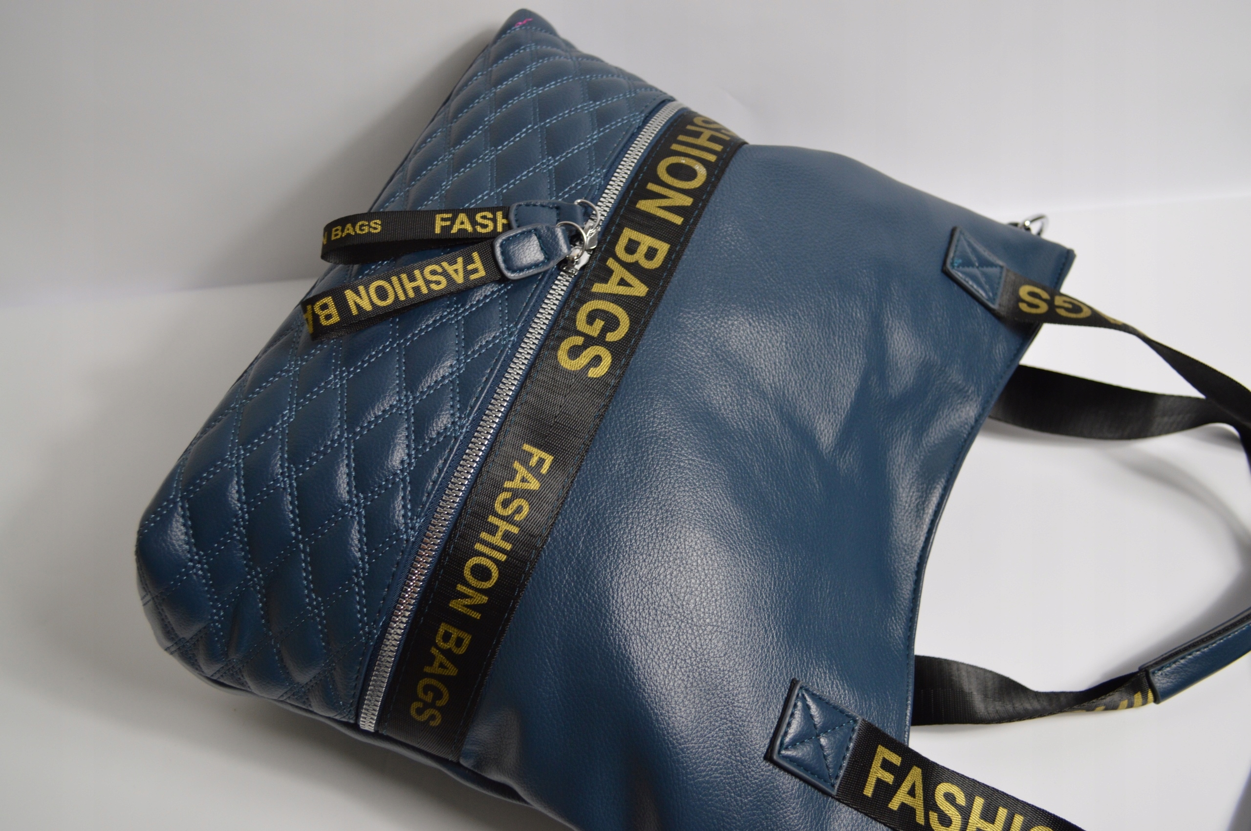 ELEGANCKA DUŻA TOREBKA DAMSKA WOREK SHOOPER BAG Materiał dominujący skóra ekologiczna