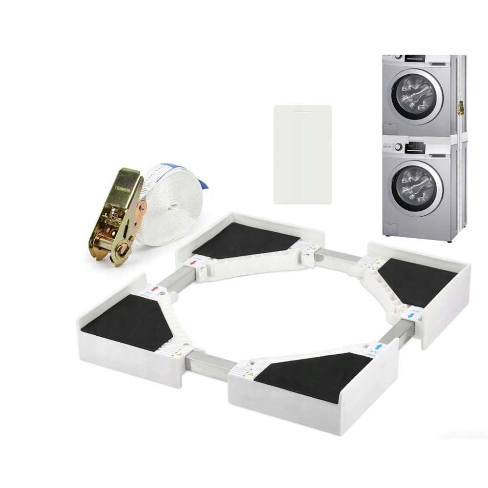 Ramka Łącząca Pralka Suszarka Uniwersalna Stal Nierdzewna Sznur Ratunkowy