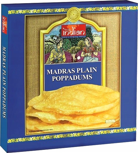 

Ndyjski Placek Papadam Pappadums 112g 13-15szt