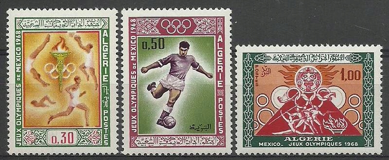 Algieria 1968 Mi 506-508 Czyste **