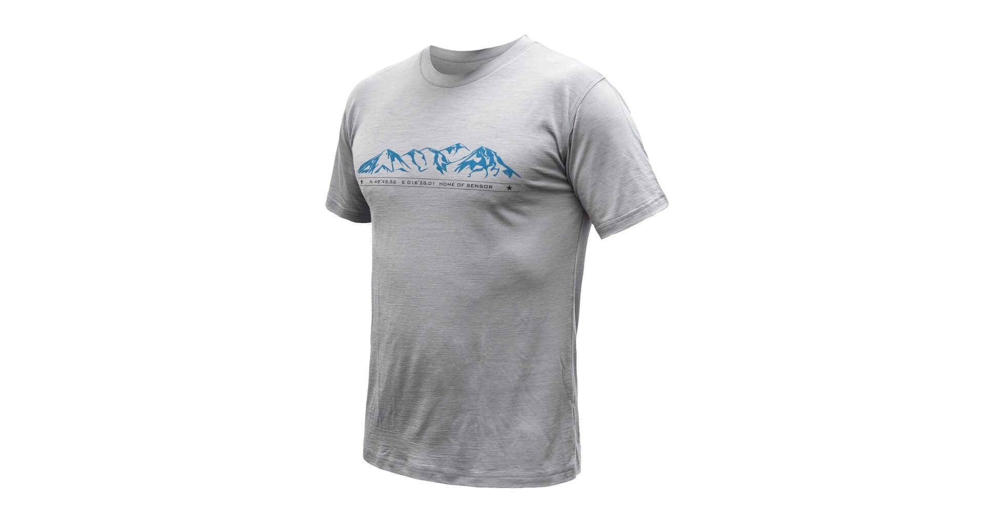 Sensor Merino Active Mountains Pánské Triko Kr.rukáv šedá Velikost S