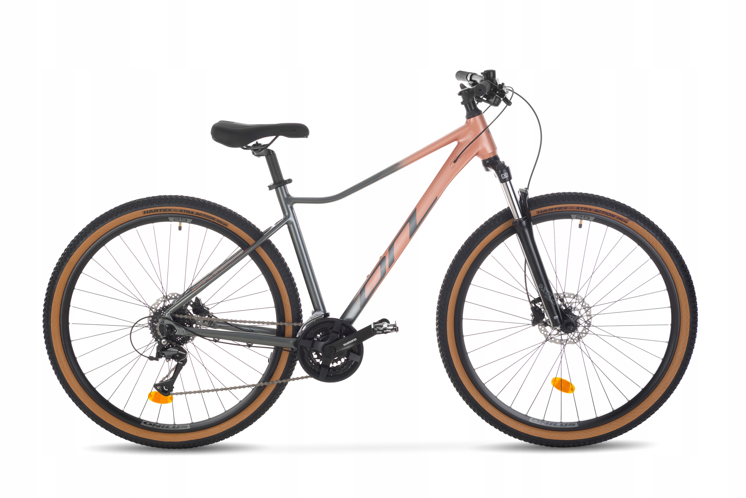 Rower Młodzieżowy Górski Onilus Muranus 3.0 koła 29" Miedziany rama 17"