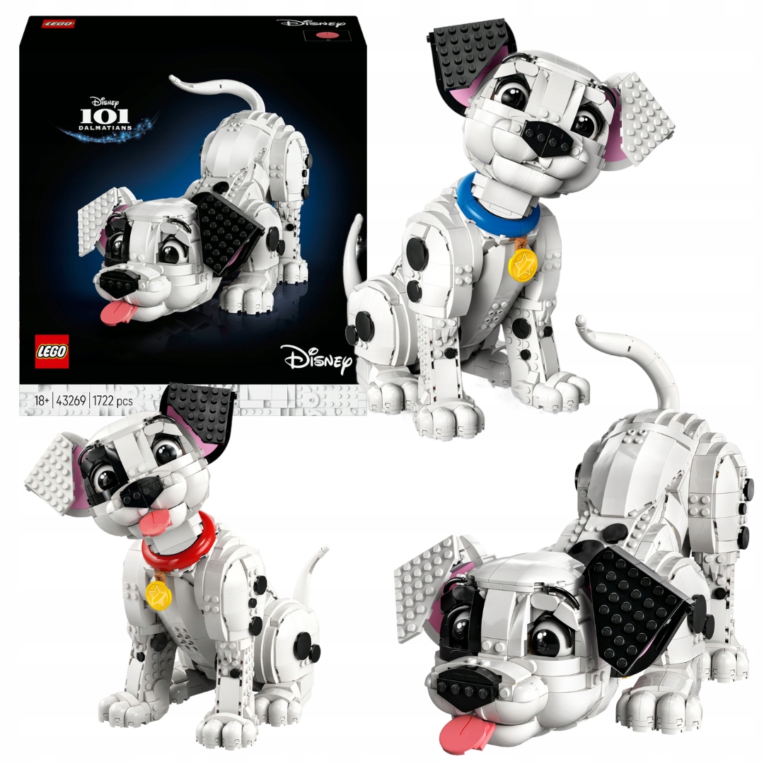 Lego Disney 43269 101 dalmatinů Štěňátko Sběratelský pejsek