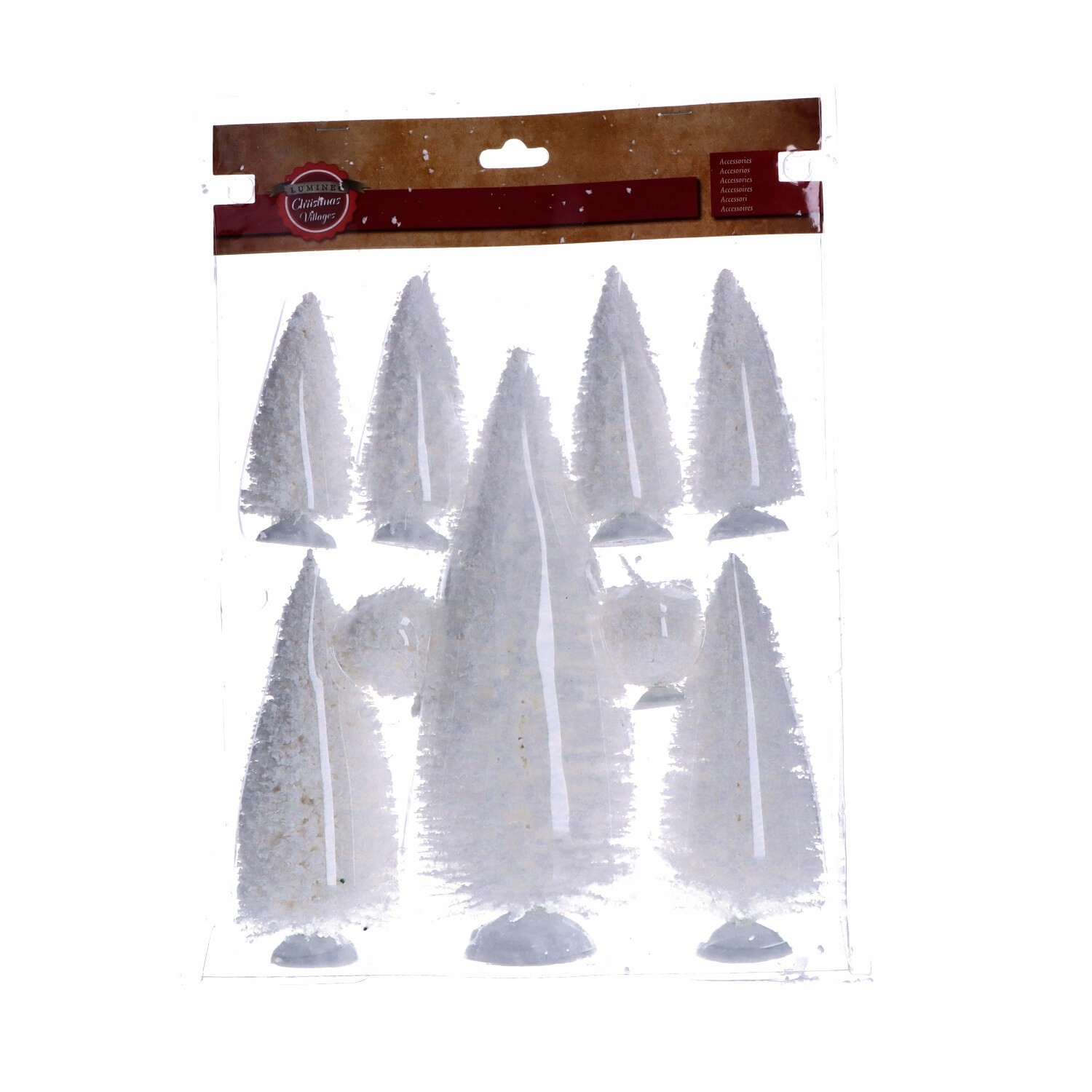 

Sosny białe zestaw do miasteczka świątecznego 9szt
