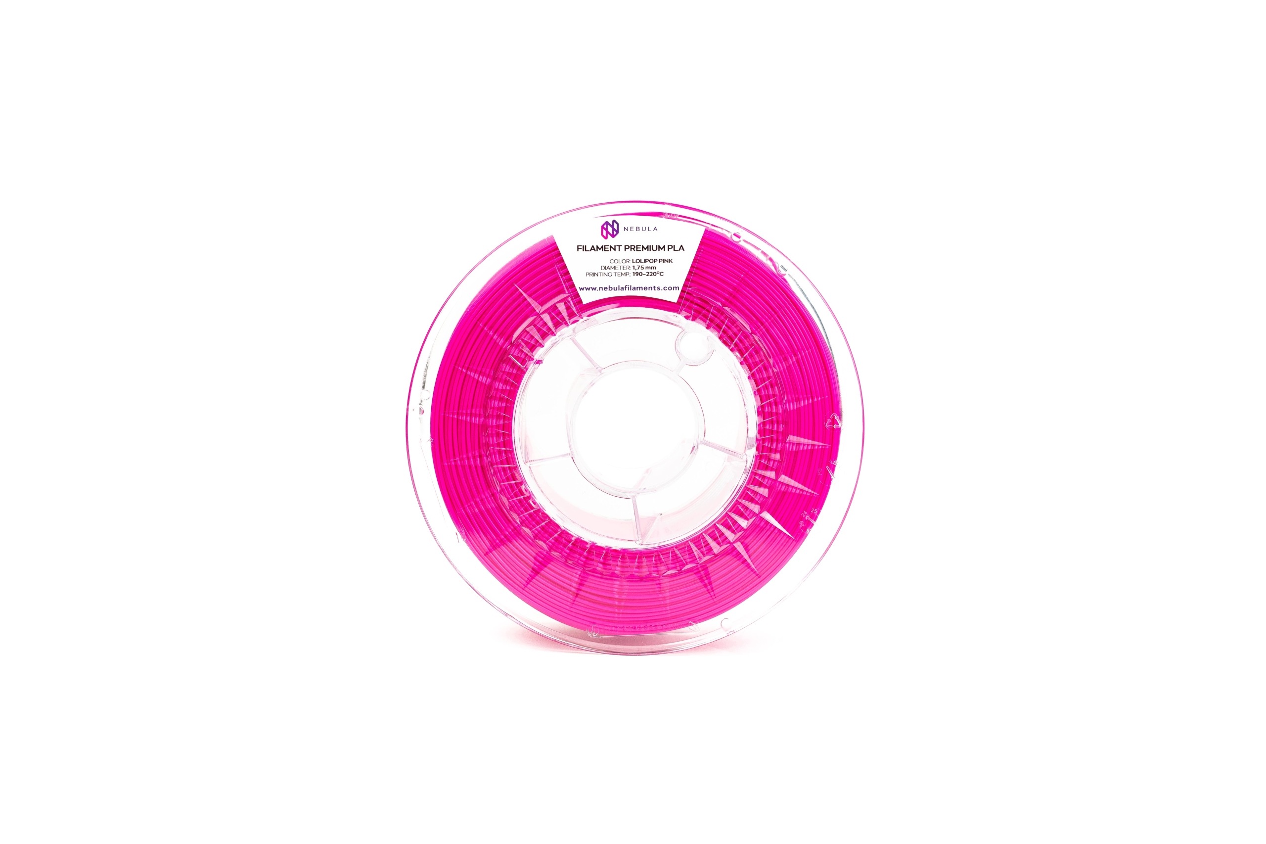 Filament Nebula Pla Lolipop Pink Růžový 1,75 mm 3 kg