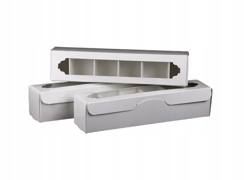 

Pudełko na 6 szt makaroników bez z pokrywką