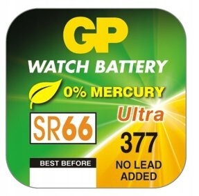 

Gp bateria do zegarka srebrowa SR626SW Sb-bw Sb-aw